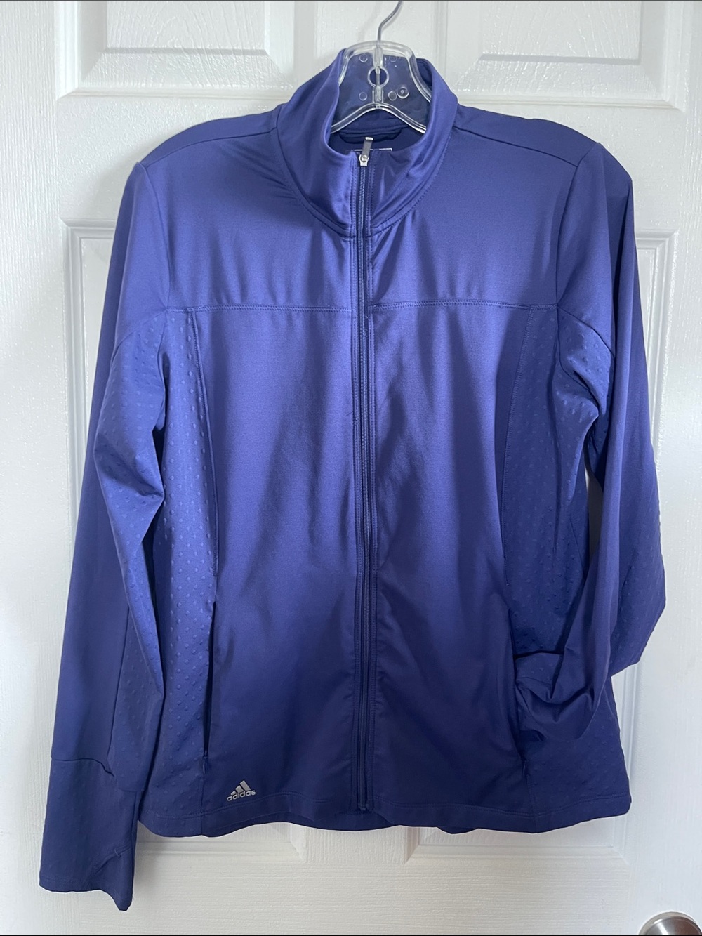 adidas Deep Purple Full-Zip Track Jacket